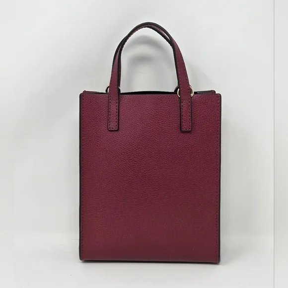 Marc Jacobs Mini Grind Burgundy Tote - Picture 3 of 9